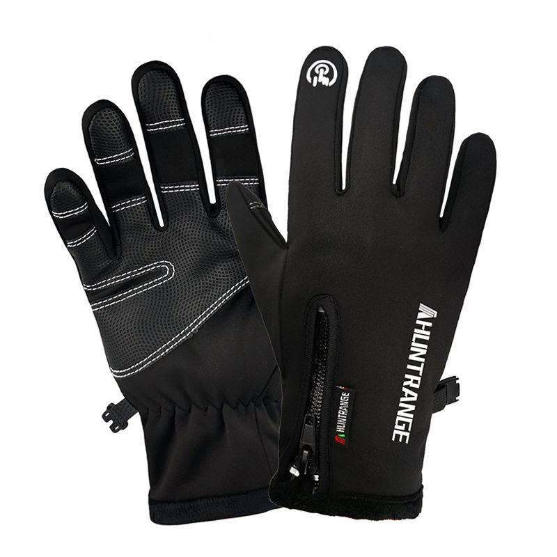 Outdoor Sports Winter Touchscreen Gloves With Zipper