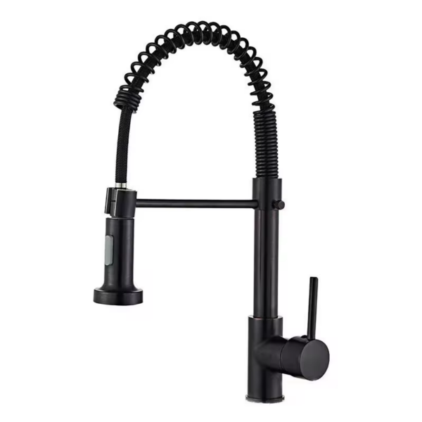 Trendy Taps Premium Quality Blackened Brass Exposed Extendable Mixer