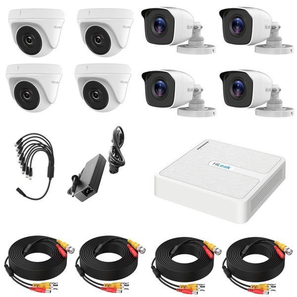 Hilook 8CH CCTV Kit 1080P (HDD Excluded)- EMS