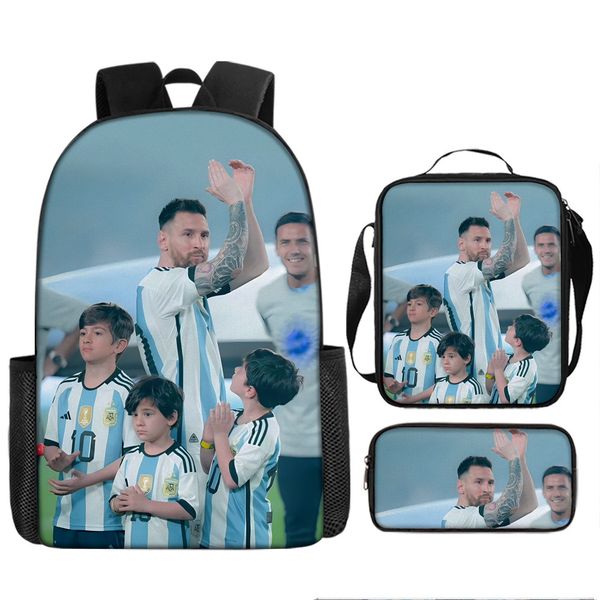 Lunch Box &amp; Pencil Case Combo - Messi image