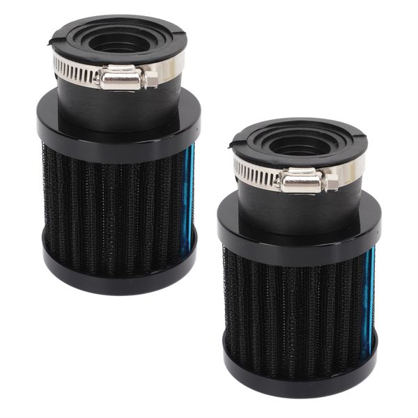Air Filter Clamp for Motorcycle 2Pieces High Flow Tapered Cone 28mm-48mm