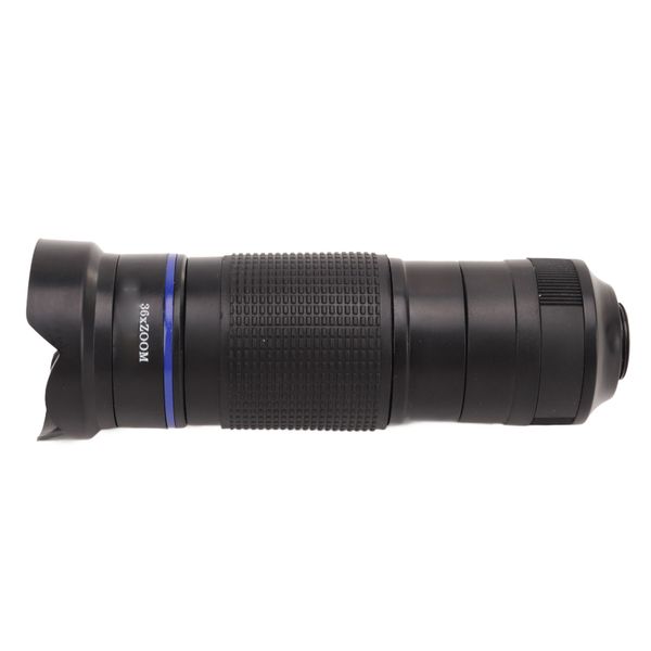 Phone Telephoto Lens, 36x Zoom Clip-On Adapter for Smartphones