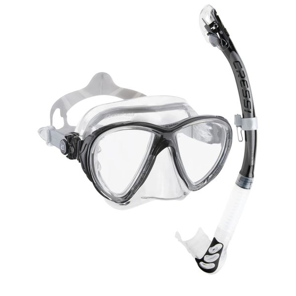 Snorkeling Set Big Eyes Evolution Mask + Ultra Dry Snorkel | Cressi