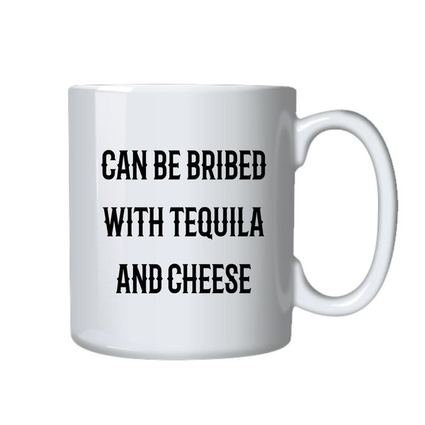 Tequila and Cheese Coffee Mug - Best Novelty Funny Cup Gift Idea for