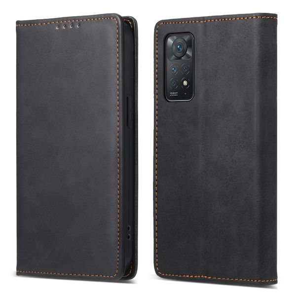 Solid Color Magnetic Phone Case Compatible with Xiaomi Redmi Note 10 Pro 4G