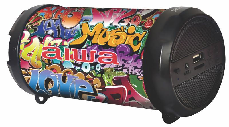 Aiwa Graffiti Bluetooth Speaker-Black