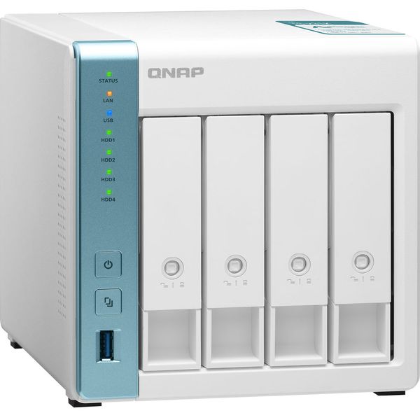 QNAP 4 Bay Personal Cloud NAS for Backup and Data Sharing