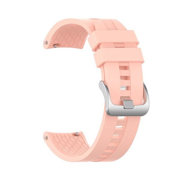 Silicone Strap Compatible with Huawei GT 46mm Official type -Pink