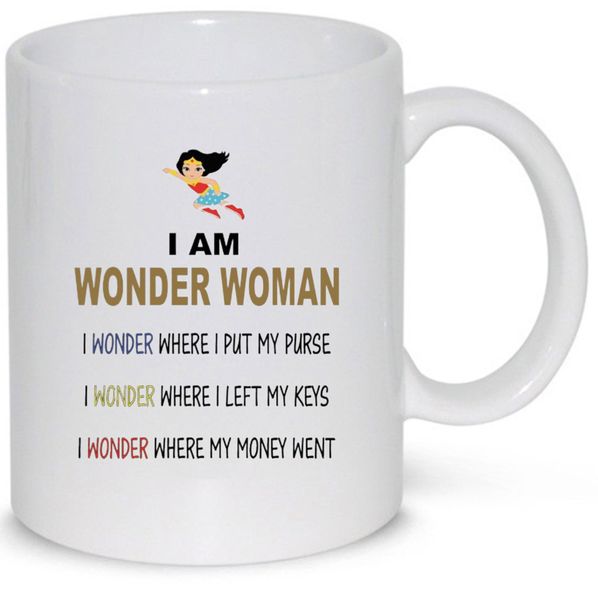 Wonder Woman Birthday Christmas Mother's Day Gift 11Oz Premium Coffee Mug