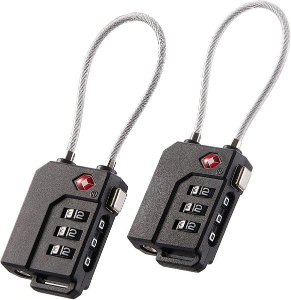 2 Pack Luggage Locks Suitcase Baggage LocksTSA Locks, Combination Locks