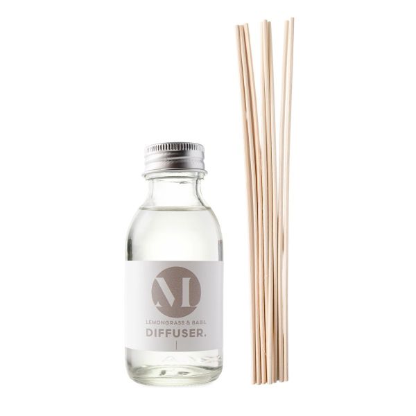 2 x Miss Lyn Room Diffusers 100ml Refill in Lemongrass &amp; Basil