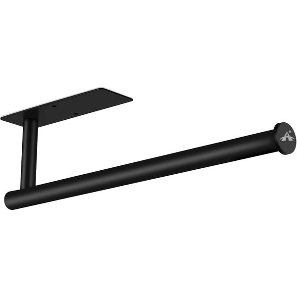 ALANES Wall Mount Self-Adhesive or Drilling Paper Towel Holder - Black