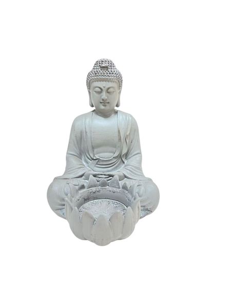 Buddha Statue Candle Holder Figurine for Candles Resin Handicrafts