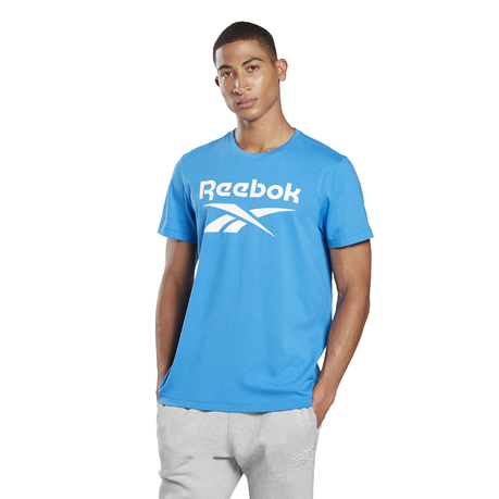 Reebok Men's T-Shirt - Blue - S