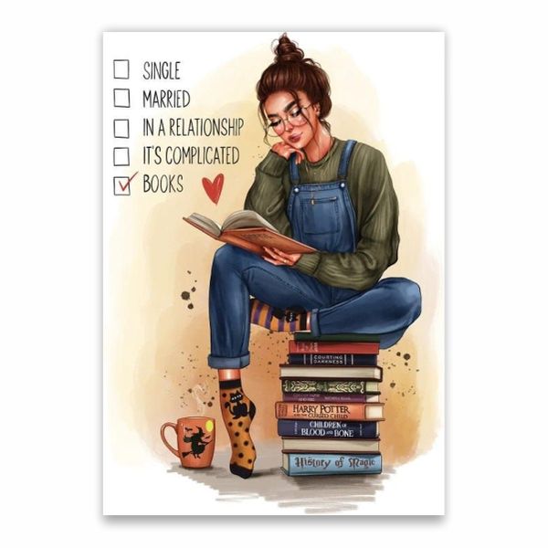 In Love With Books Poster - A1