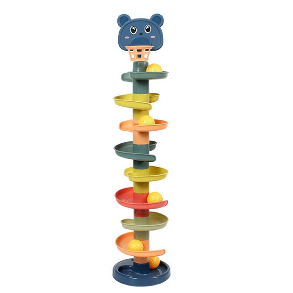 Kids 9 Layer Rotating Track Rolling Ball Tower Activity Toy Game Shop