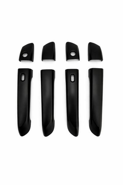 Door Handle Cover Set Compatible with Isuzu D-Max 2021+ - Red Lettering