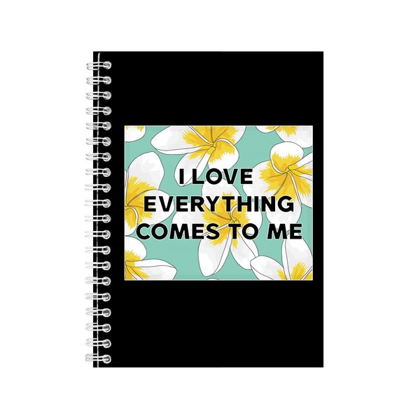 Everything A5 Notebook Spiral Lined Motivational Sayings Graphic Notepad141