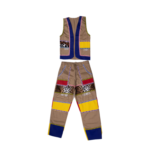 Men African Traditional Mblasello Suit Set