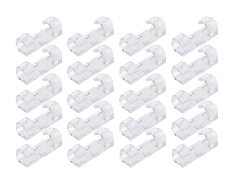 ClearCord Clips - 20 Pack