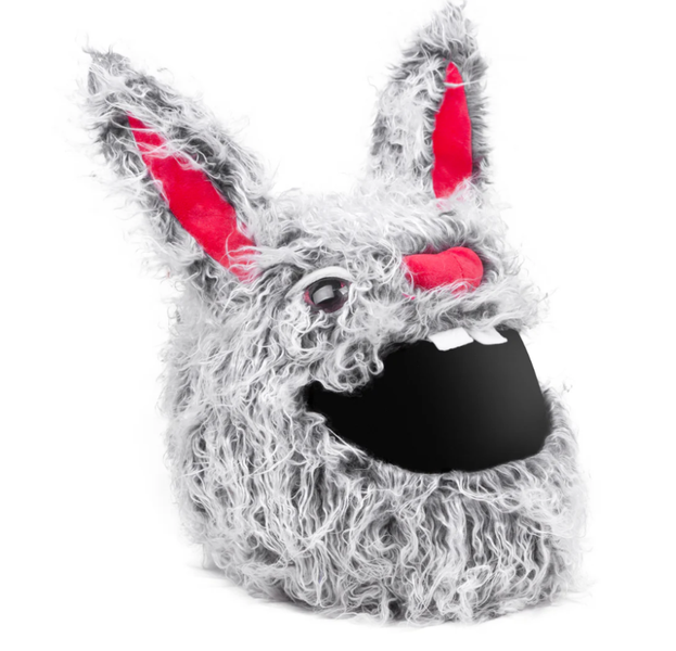 Ugly Bunny Motorcycle Helmet Cover