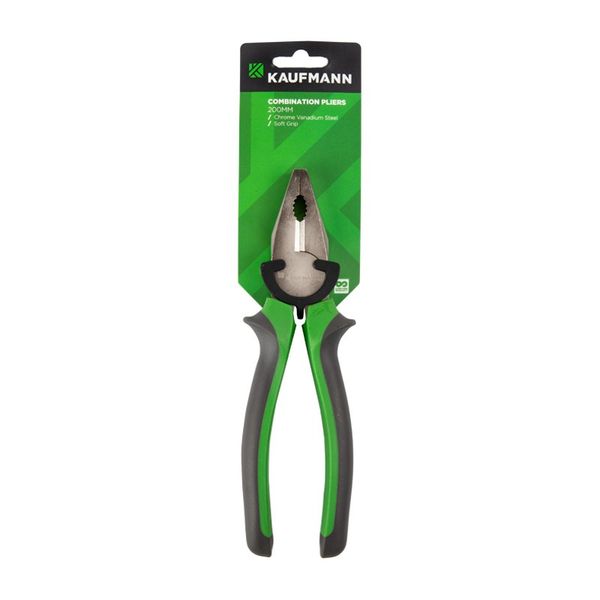 Kaufmann - Combo Pliers - Soft Handle - DIY - 200mm - Bulk Pack of 2