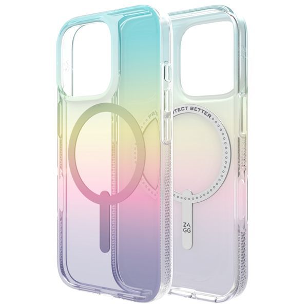 ZAGG Cases Milan Snap Compatible with Apple iP16 Pro Iridescent