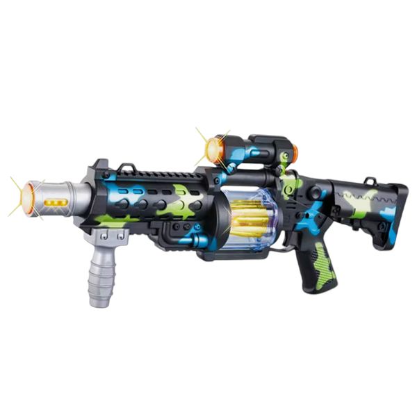 Simulation Sound Light Vibration Gun Toys for Kids