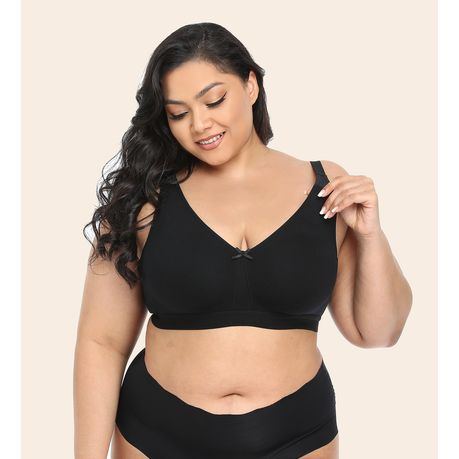 Women's Cotton Wirefree Plus Size Bra Full Coverage Non-Padded Ultrathin, Shop Today. Get it Tomorrow!