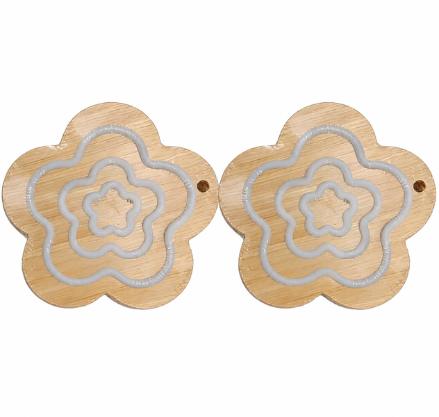 Wooden Placemat Coaster -PACK OF 2