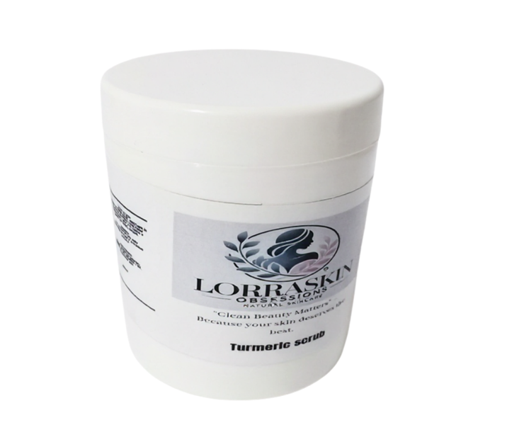 Lorraskin Obsessions Natural Turmeric Sugar Scrub for Glowing &amp; Smooth Skin