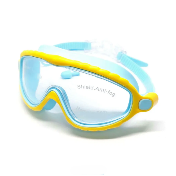 SamMag Biz Swimming Goggles for Kids with Adjustable Strap &amp; Ear Plugs