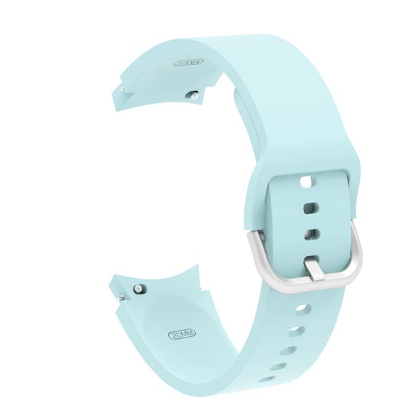 Silicone Strap Compatible With Samsung Galaxy Watch 4/5/6/7/7FE -Light Blue