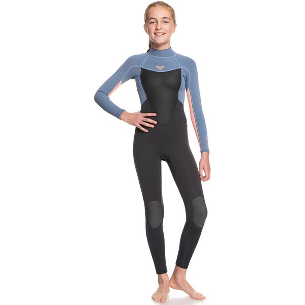 Roxy 3/2 Girl Prologue Back Zip Wetsuit - Black