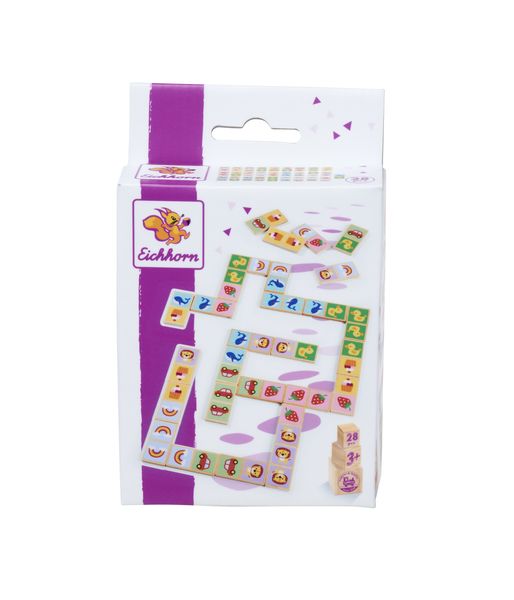 Eichhorn Games Wooden Picture Dominoes