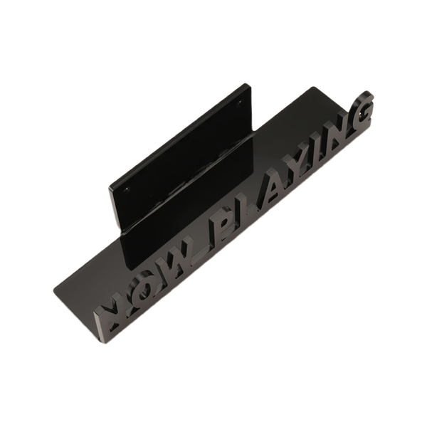 Wall Mount CD Record Display Stand Black