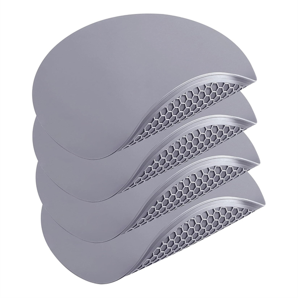 Silicone Microwave Mat - Round - 4Pcs Heat Multifunctional Mat