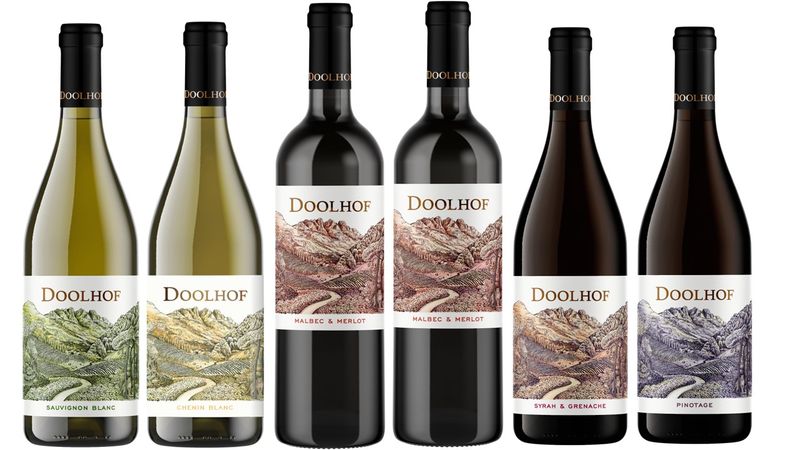 Doolhof Wine Estate - The Mountain Range Mix - 6 x 750ml