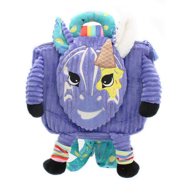 Les Deglingos Toddler Backpack Tiger - 25cm