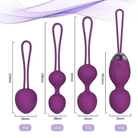 Amour Power Kegel Balls With Remote Control 4 Piece Set Shop