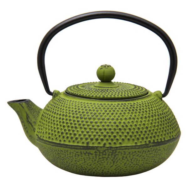 Regent - Cast Iron Chinese Teapot - Lime Green - 600ml