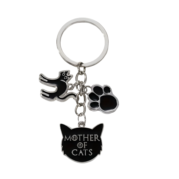 Mother of Cats Keychain