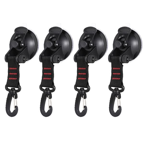 Camping Tent Suction Cup Hook Anchor Securing Hook Outdoor Car Set of 4