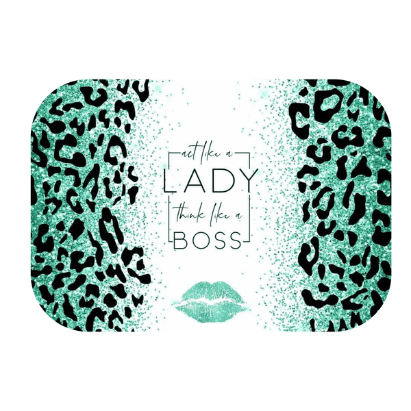 Act like a lady think like a boss Printed Mouse Pad
