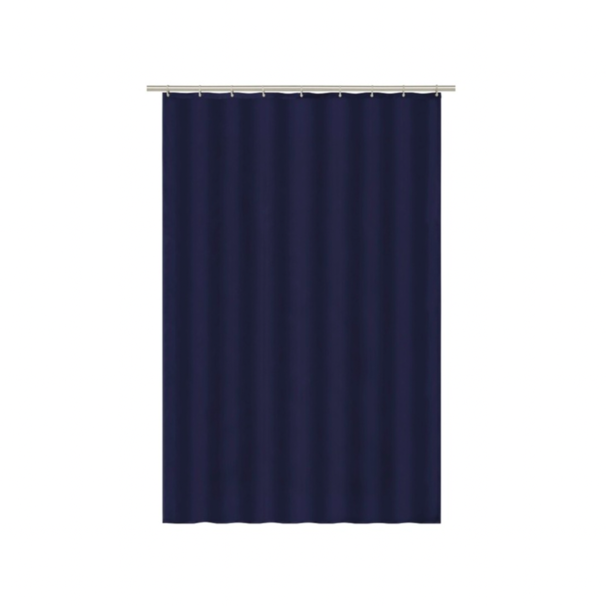 Premium Navy Shower Curtain with Hooks 180 x 180cm Shop Today. Get