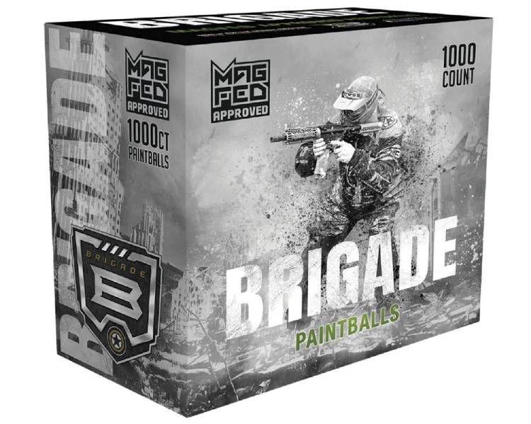 G.I. Sportz Brigade Magfed Approved Paintball 1000ct.