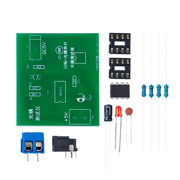 Optocoupler Tester Kit 555 Application Circuit Board Without Dc Cable