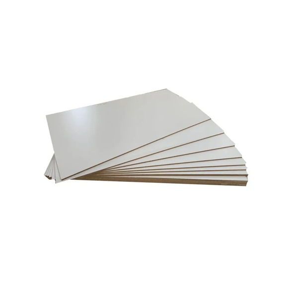 Wood Double Sided White Melamine MDF - 3mm - 15 Pack - 60 x 40cm