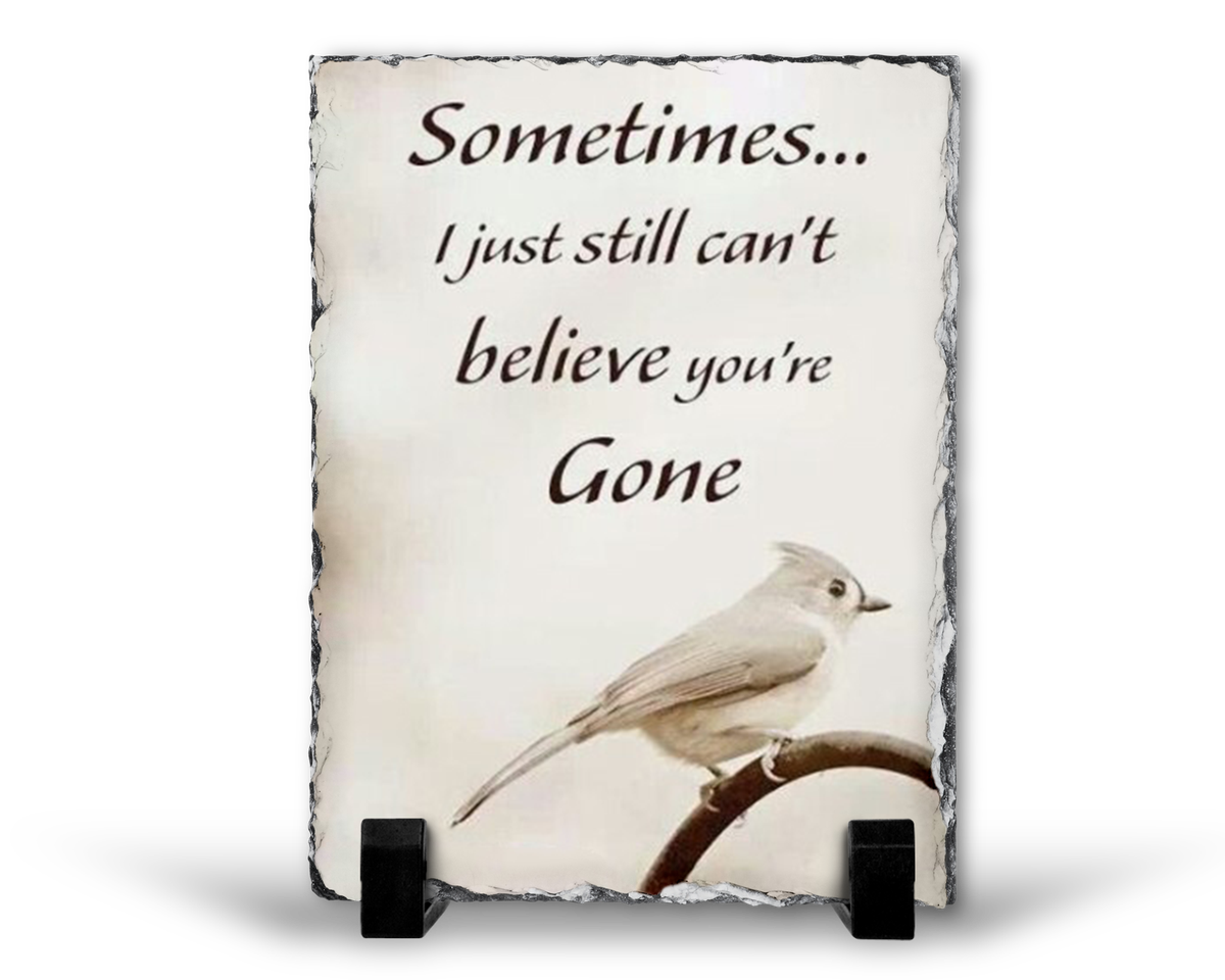 I Just Can t Believe You Are Gone Sympathy Grief Memorial Gift Rock 