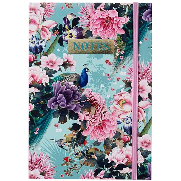 A5 Notebook - Exquisite Peacock